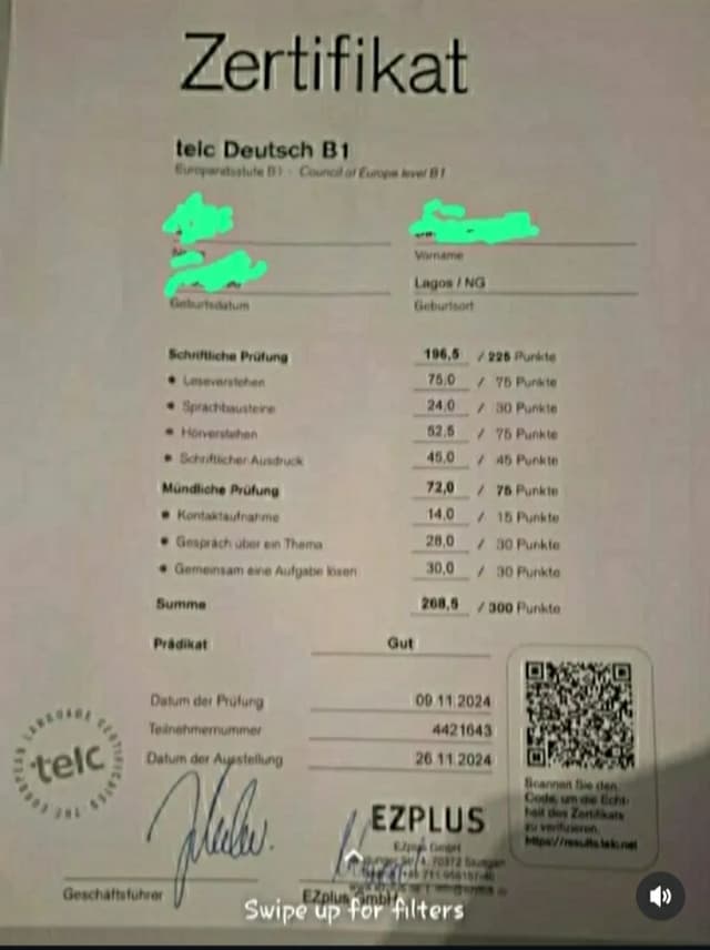 telc Deutsch B1
